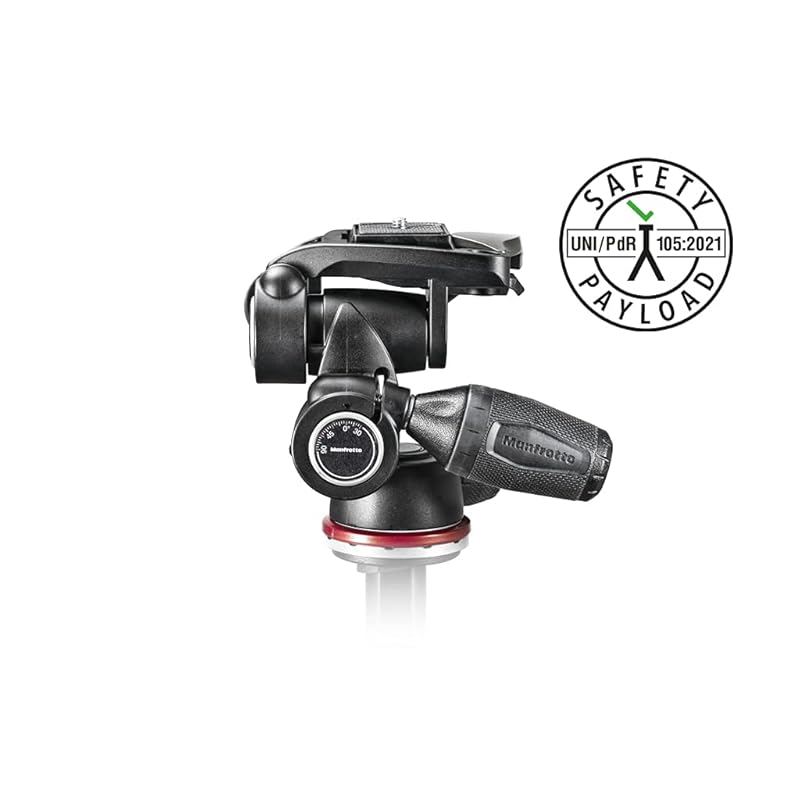 Manfrotto Basic 3-Way Pan Head 804 Adapt with Quick Release Plate (MH804-3W)