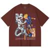 230 г/м² 100% хлопок Dragon Ball V50 Принт с Транксом и Фризой Унисекс Футболка из плотного хлопка