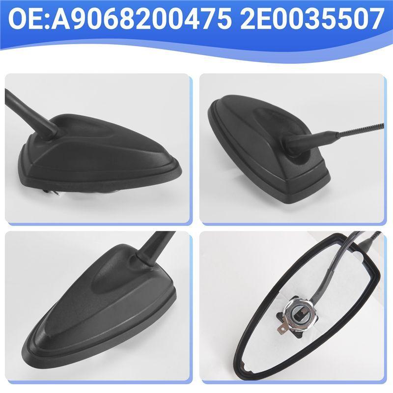 HOT-Antenna Roof Mounted Radio Aerial A9068200475 For Mercedes Sprinter W906 VW Crafter 2006-2017 2E0035507,Antenna Roof Mounted