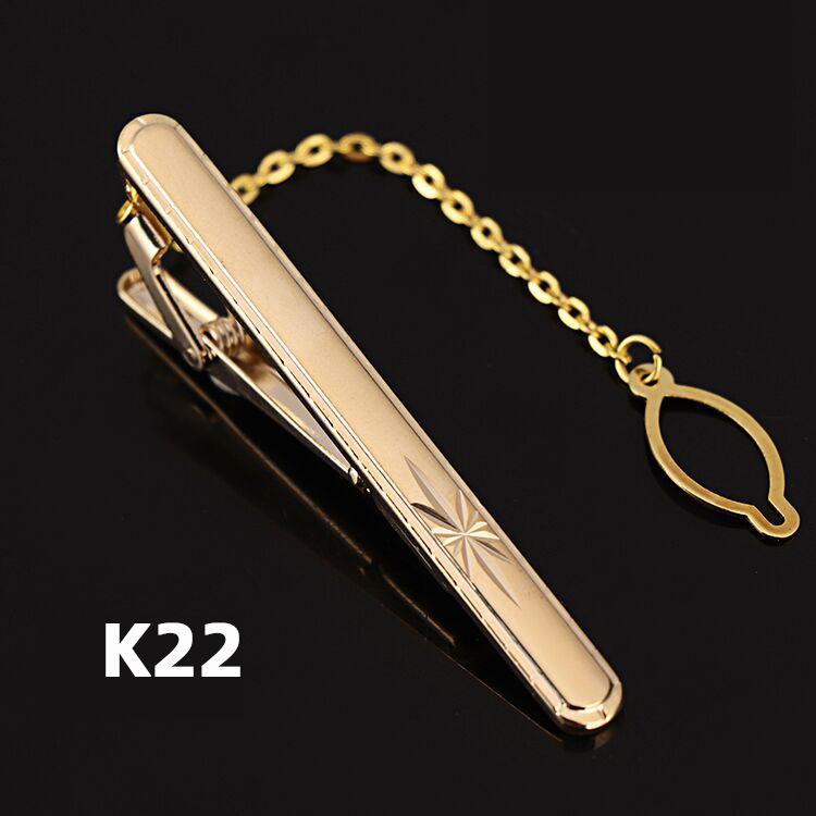 Зажим для галстука из меди и золота, устойчивый к ржавчине, простой деловой зажим для галстука