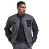 Men's Varsity Jacket Regular Fit Casual Letterman Baseball Bomber Jackets for Men Fall Winter Thicken Outdoor Button Down Vintage Jacket With Pockets