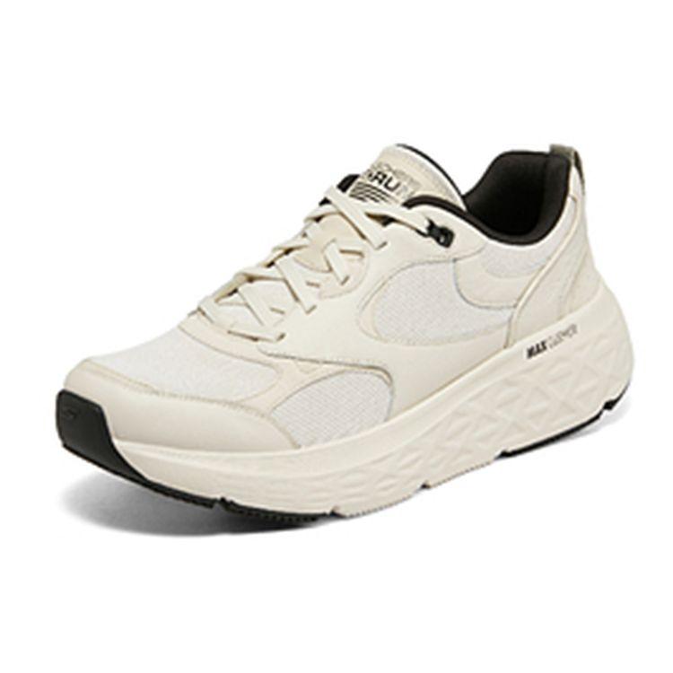 Skechers Максимальная амортизация Удобные Модные Спортивные Профессиональные Ударопоглощающие Низкие Тренировочные Беговые Кроссовки Мужские Сникеры Бежевые 220353-NAT