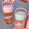 Large Capacity Sport Water Bottle 600/800ML Fruit Tea Cup Drinking Tumbler  School Office Outdoor
