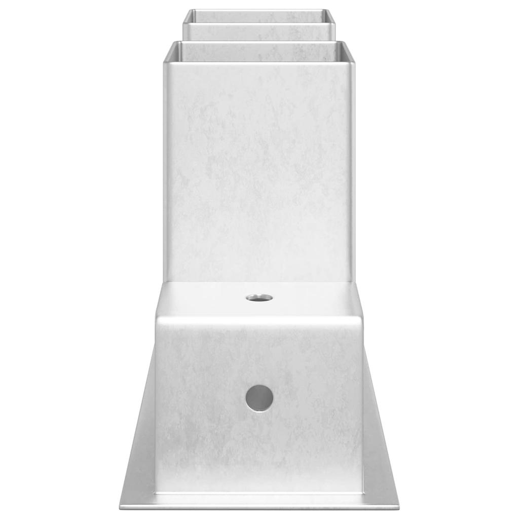 Firewood stacking aid 12 pcs silver 34 x 10 x 15 cm steel