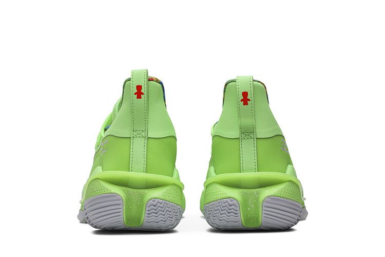 Men's Sneakers Under Armour Curry 7 Sour Patch Kids Lime Lime/White