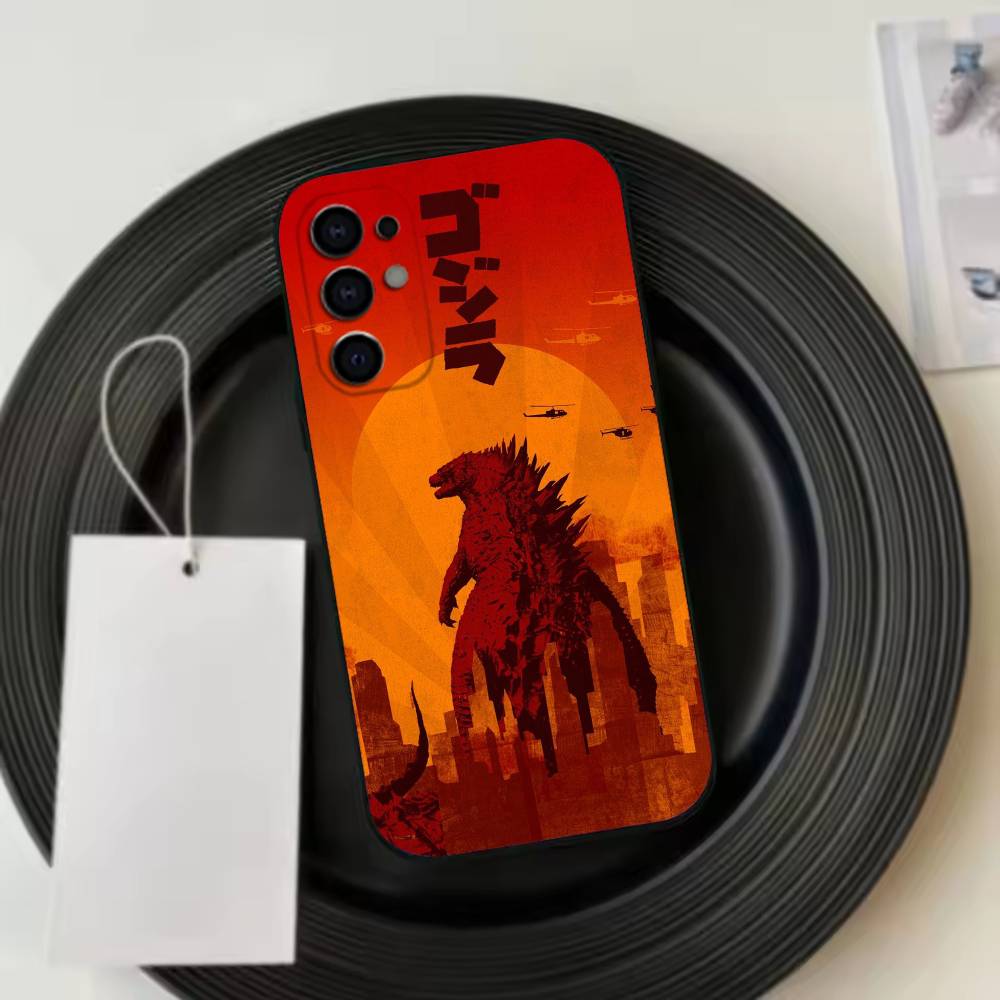 Япония Монстр G-Годзиллы Чехол для телефона для Samsung S25, S24, S21, S22, S23, S30, Ultra, S20, Plus, Fe, Lite, Note, 10, Черный чехол