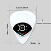 2 in 1 Guitar Picks Tuner Digital Electronic Tuner for Acoustic Electric Guitar Bass and Mandolin
