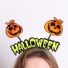 Halloween Headbands, Pumpkins, 5 Pieces