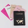 New Simple Fashion Passport Cover Waterproof Thin Slim Travel Passport Holder Wallet Gift PU Leather Card Case Cover Unisex