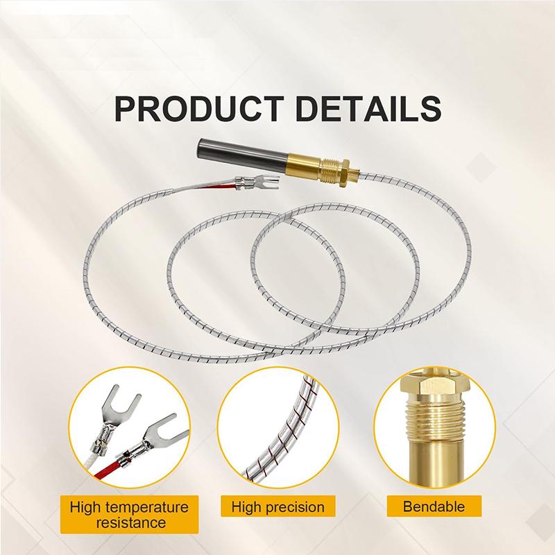 750 Degree Millivolt Replacement Thermopile Generators Used on Gas Fireplace / Water Heater / Gas Fryer Cluster Thermocouple
