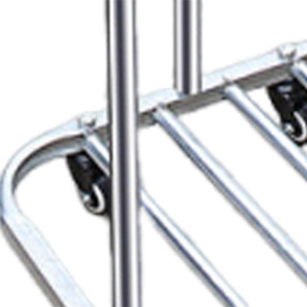 Steel Trash Bag Holder Stand Portable Frame for Garden Leaf Collection Outdoor Garage Laundry