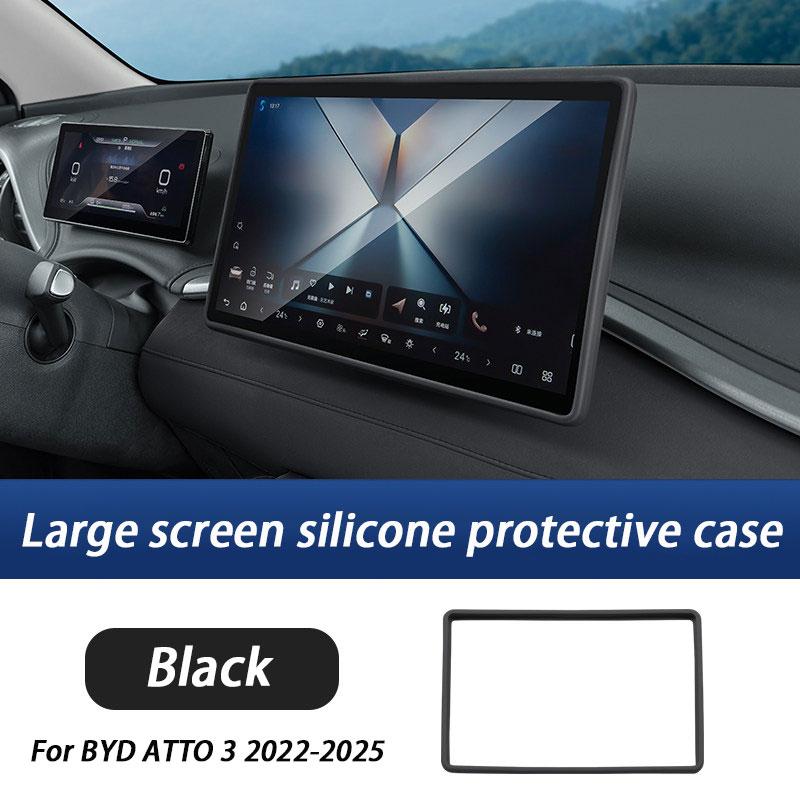 Silicone Anti-Slip Screen Protective Cover for BYD Yuan Plus ATTO 3 2022 2023 2024 2025 Instrument Display Car Accessories
