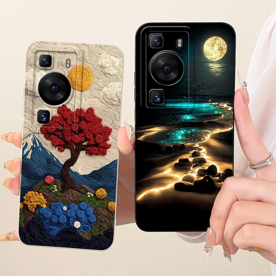 Чехол для Huawei P60 Pro MNA-AL00 Новый Роскошный Конфетный Расписной Чехол Мягкий Силиконовый Чехол Для Huawei P60 Art P 60 Pro P60Pro Funda Сумки