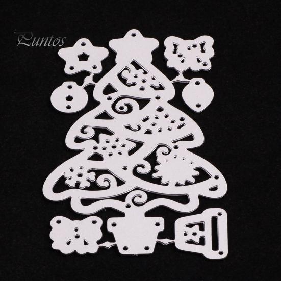 Рождественская елка, высечка, сделай сам, скрапбук, бумажные карты, изготовление ремесла, трафарет, форма, декор