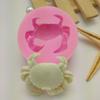 2pcs Crab Shape Kitchen Baking Decoration Tools Silicone Cake Decorating  Party, Wedding, Gifts