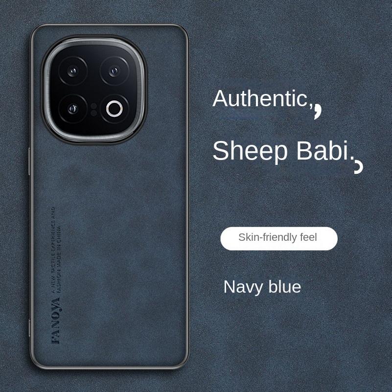 Простой кожаный удобный замшевый чехол для VIVO IQOO 13 12 Pro 11 Pro IQOO Z9X Z9 Turbo Z8 Z8X IQOO Neo 9 8 Защитная крышка для камеры