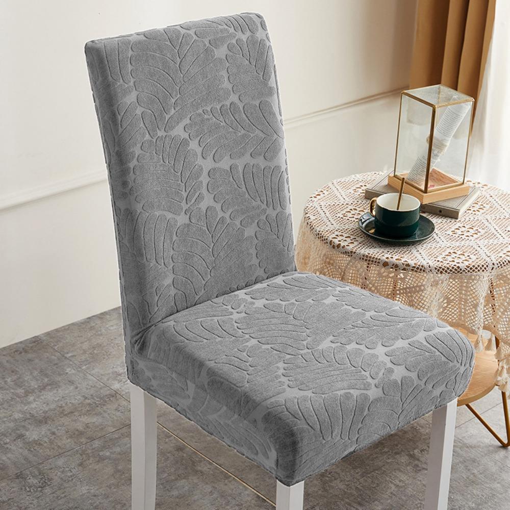 Elastic Chair Covers Set with Backrest Universal Stretch Dining Chair Slipcovers for Home Simple All Season Use