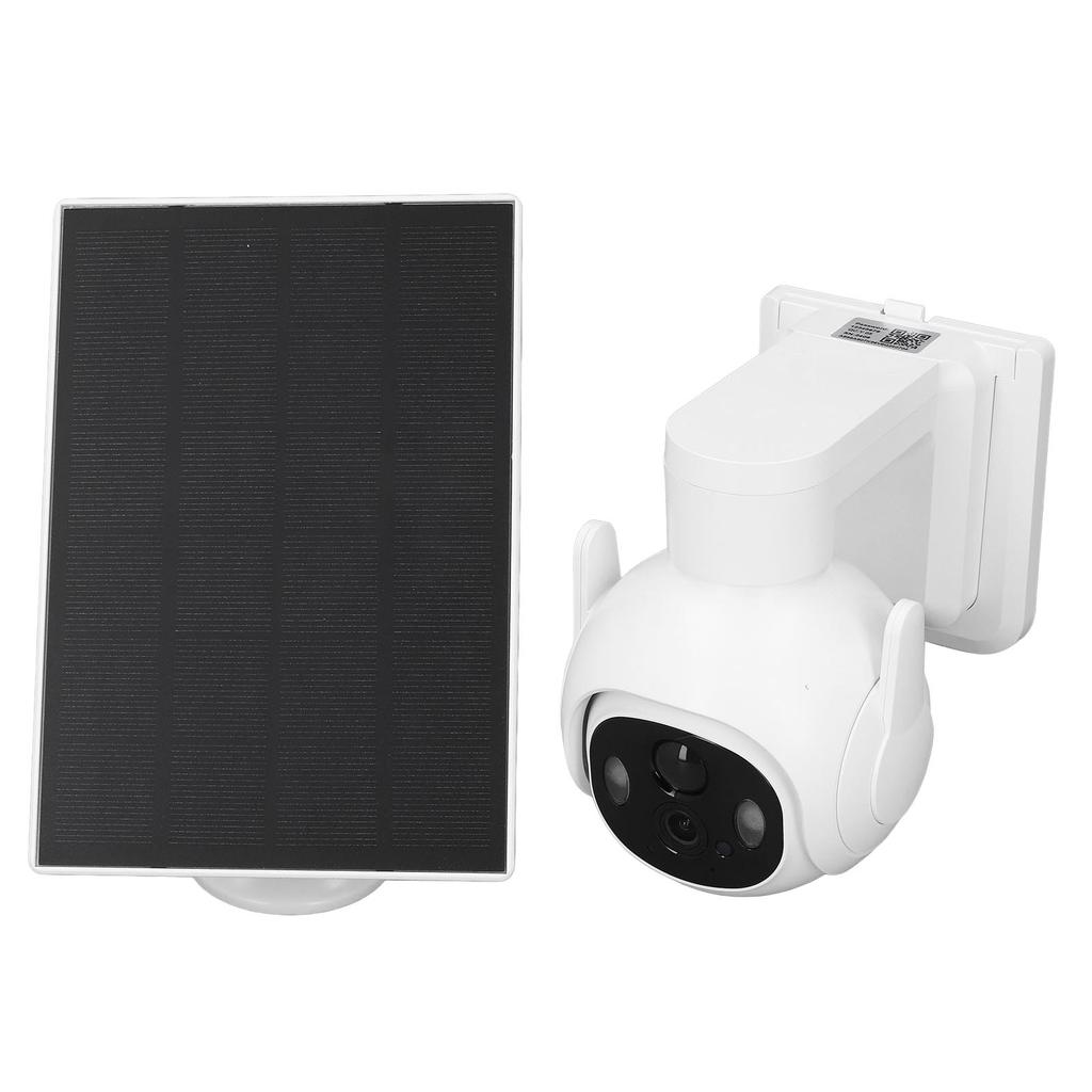 2K Solar Outdoor Security Camera 3MP with 3.5W Solar Panel AI Motion Detection Color Night Vision