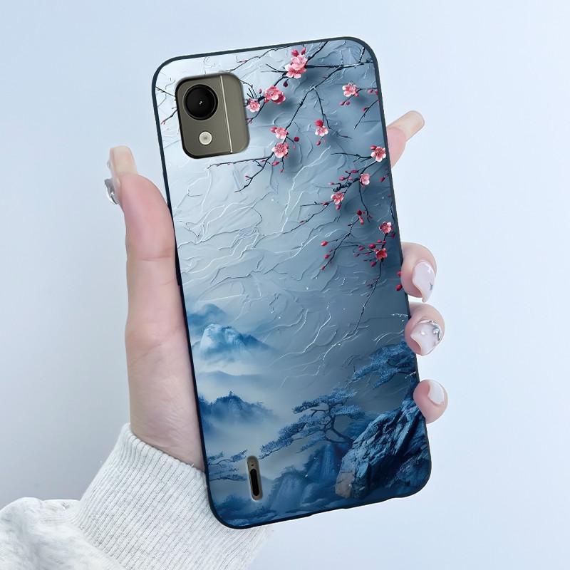 Милый Чехол Для Nokia C110 4G Fundas Capa Печатный Корпус Защитная Крышка Мягкий Силикон Мультяшный Чехол Для Телефона Coque