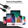 8-контактный кабель USB 2.0 для передачи данных / зарядки, Длина кабеля: 20см