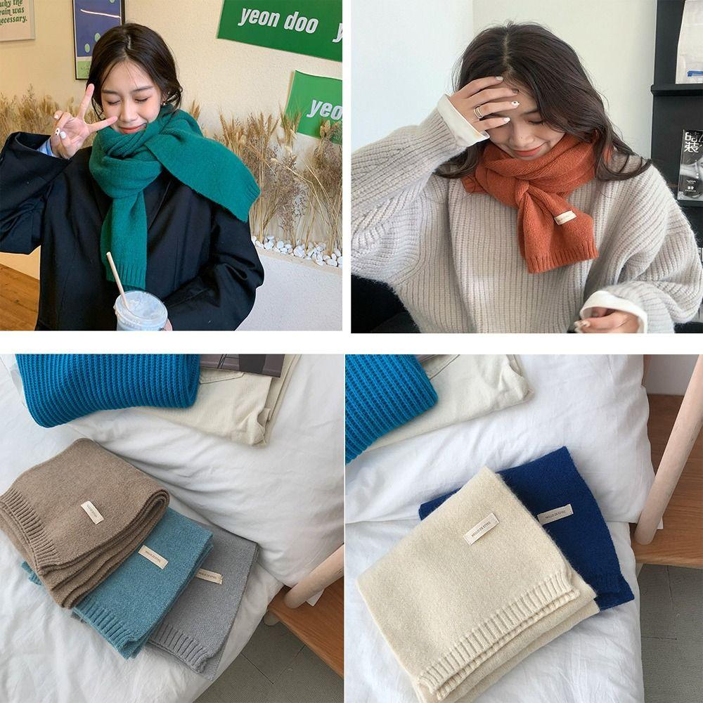 Bib Thermal Neck Warmer Thickening Snood Cowl Tube Winter Scarves Autumn Winter