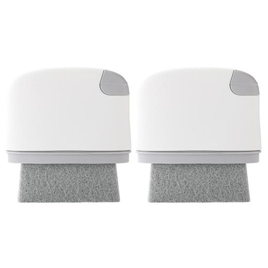 Щетка для чистки оконных пазов 2-в-1 Портативный захват для волос в дверных пазах