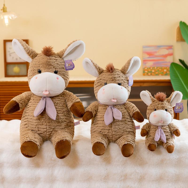 Adorable Cookie Donkey Plush Toy Soft Stuffed Animal Doll For Kids And Girls Gifts