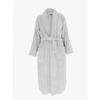 Bathrobe with Shawl Collar Terry Cotton 380 Gr/m² "Naïa" Vent Du Sud - White - Size M