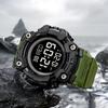 SKMEI Large Dial Stopwatch Sport Watches Mens LED Light Digital Wristwatches 5Bar Waterproof Countdown Clock reloj hombre 1968