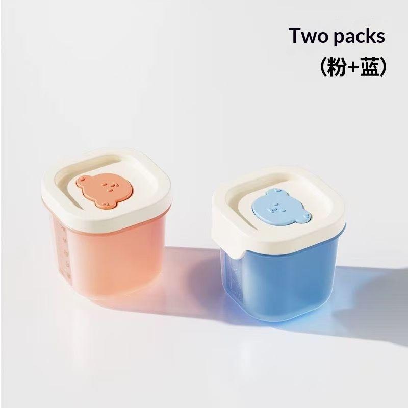 2/4/8Pcs Baby'S Small Complementary Food Box Steamed Cake Mold Ice Tray Baby'S Complementary Food Mini Box With Lid