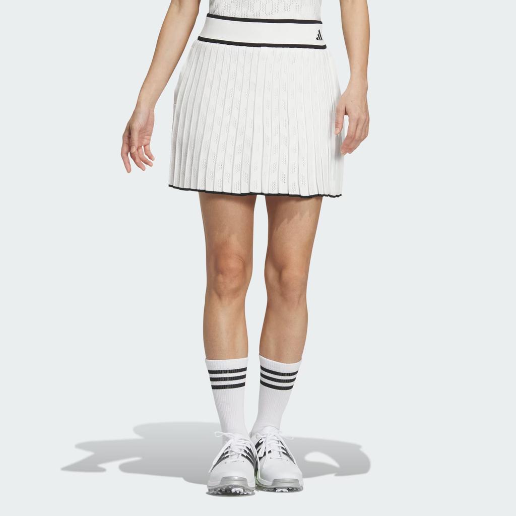 adidas Юбка-плиссе Primeknit Color Block Golf Удобная трикотажная повседневная юбка женские юбки белого цвета IN6590