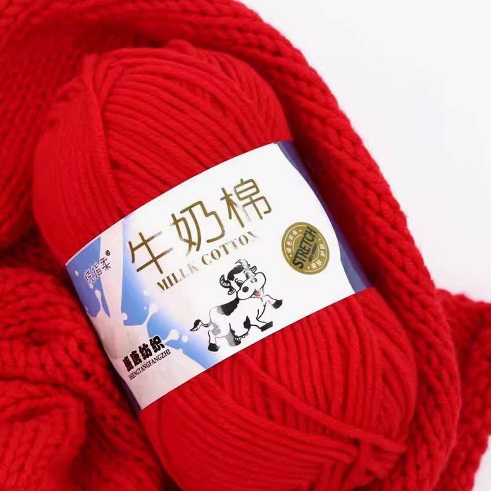 Cotton Wool Yarn DIY Cotton Yarn Warm Milk Cotton  Sofa Cushion