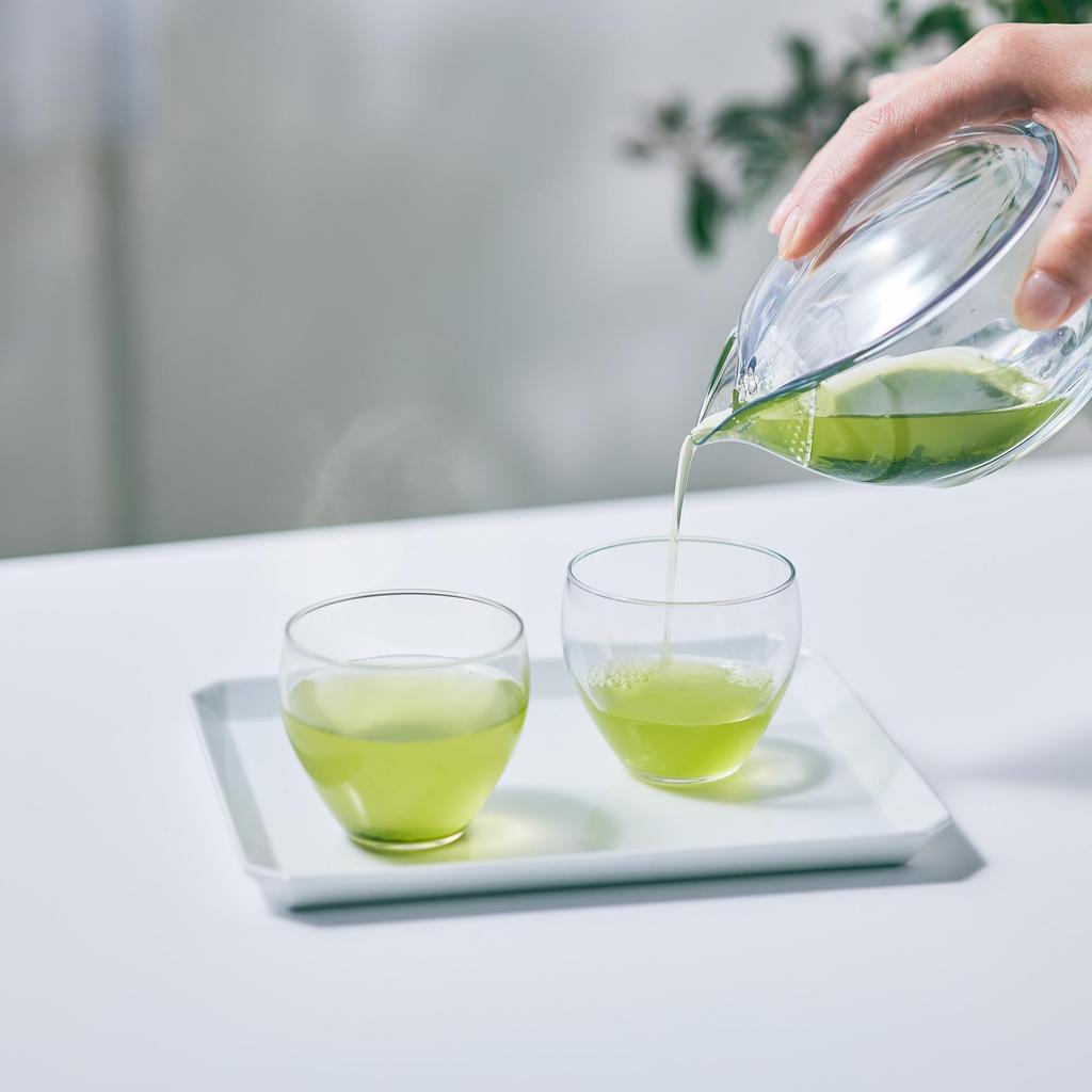 Morihan Teapot That Can Be Enjoyed with All Five Senses CHASTA Renewal Made by Tritan Capacity 250ml Transparent Easy To Use Unbreakable Easy To Wash