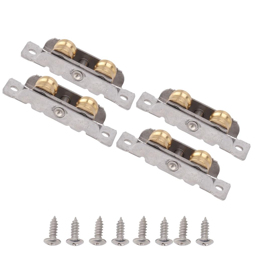 4 комплекта роликов для раздвижной двери патио, сменный узел ролика для раздвижной двери, подшипник типа 88 для дома