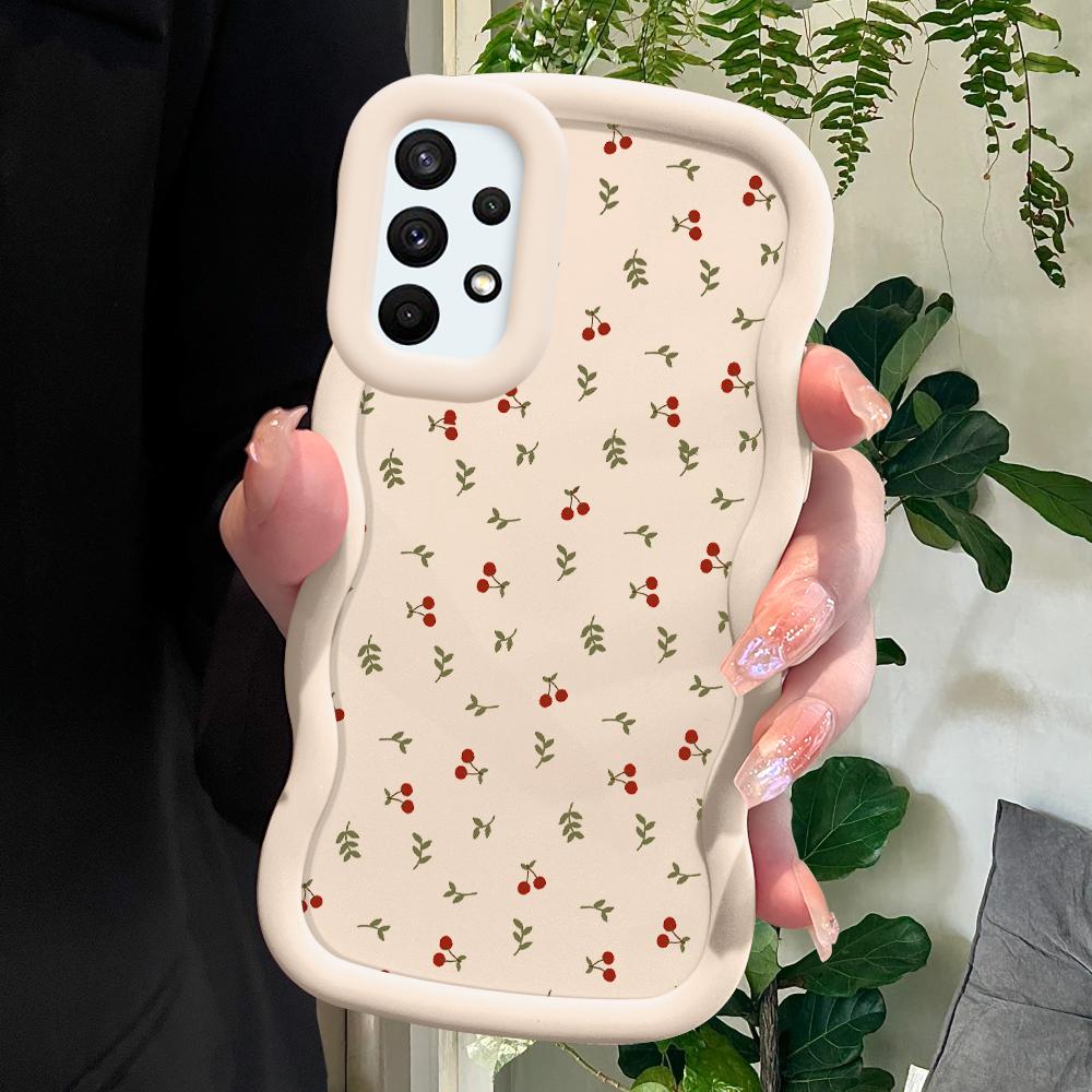 Окрашенный узор Big Wave Edge Мягкий силиконовый материал Macaron чехол для телефона противоударный защитный резиновый чехол для Samsung Xiaomi Poco Redmi