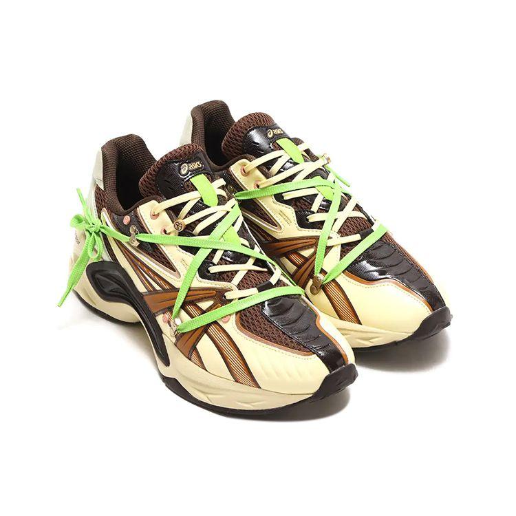 Кроссовки унисекс Andersson Bell x ASICS Protoblast Butter Песочный Шоколадно-коричневый 1201A729-750