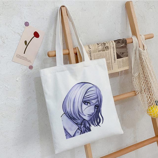 Akudama Drive Killer, холщовая сумка из японского аниме, большая вместительная модная женская сумка, винтажные ручные сумки, классическая сумка на плечо