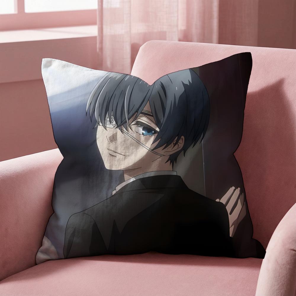 Наволочка 'Темный Дворецкий' Многоцелевая Наволочка для Дома и Автомобиля - Двусторонняя, Мягкая и Прочная для Повседневного Использования