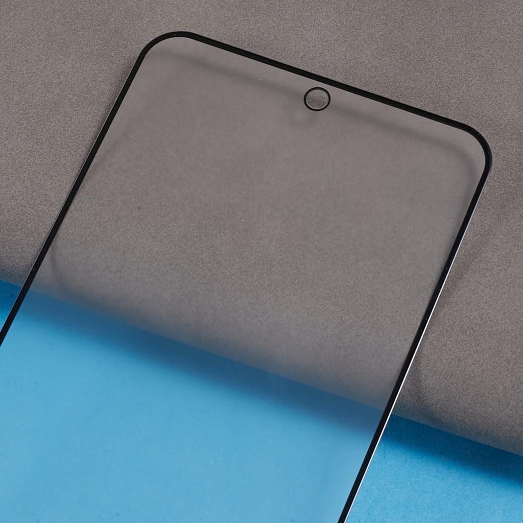 Для Samsung Galaxy M35 5G/A35 5G/A55 5G Защитное стекло для экрана с черной рамкой матовое с защитой от отпечатков пальцев