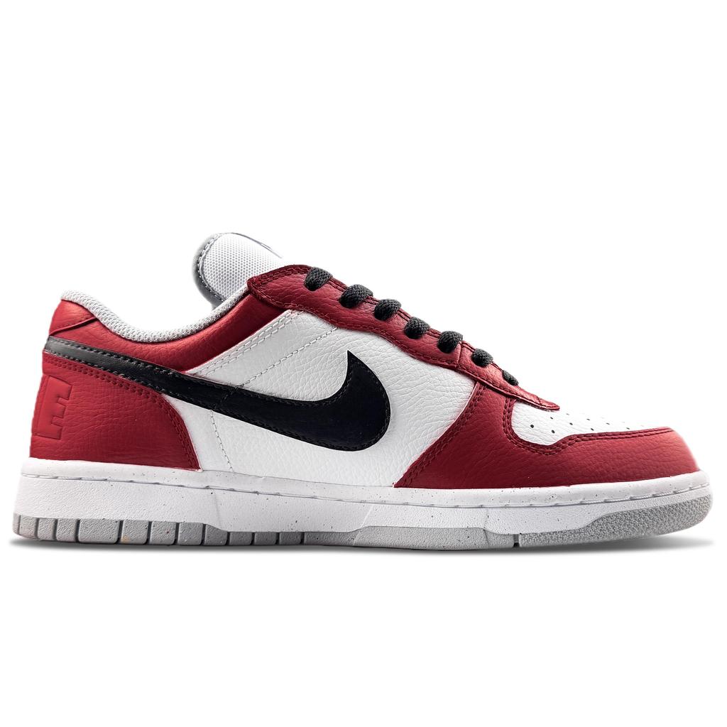 Nike Big Abrasion Resistant Breathable Low top Skateboard Shoes Men's Red 355152-106(team1702-)