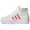 Nizza Platform Mid Vegan White Bliss Orange Women Sneakers Cloud-White Semi-Impact-Orange GY1897