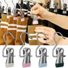 30Pcs Stainless Steel Wardrobe Clothes Clip Hangers Portable Hanging Clothes Clip  Handbags
