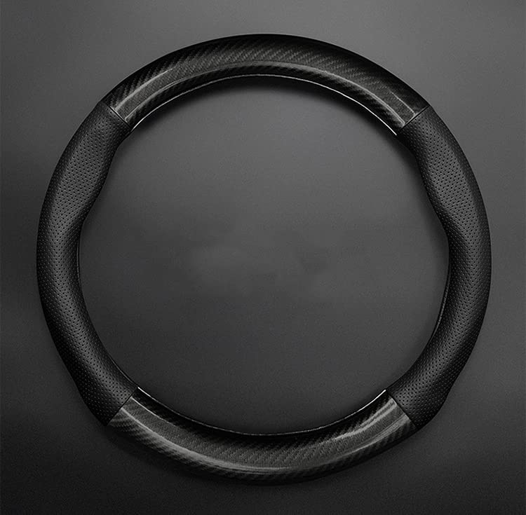 JZ LIGHTING Чехол на руль Alphard 30 Series Vellfire 30 Series Early Late Series Carbon Style Cowhide S Size Steering Parts Чехол на руль Car