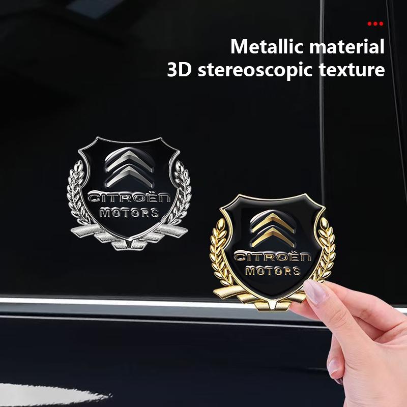 APG1 3D Metal Car Emblem Badges Stickers Car Window Sticker For Citroen C4 C3 C2 C1 Berlingo Xsara Grand Picasso Car Styling Paster