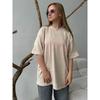 New Printed T-shirt Western Style New Fashion Washed Old Casual Loose Print T-shirt Top