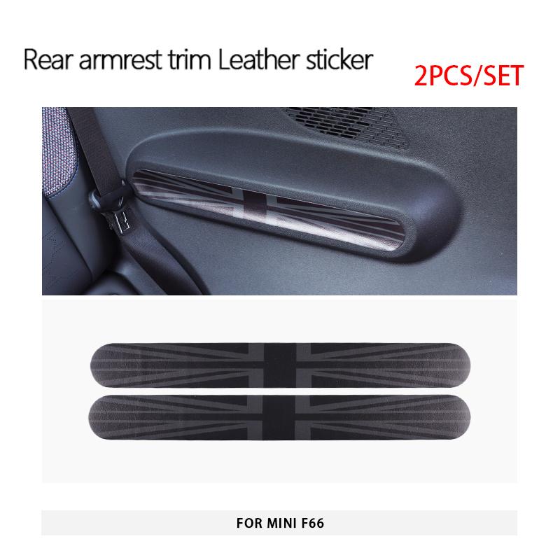Night Jack For Mini F66 Car Interior Stickers For Mini Handrail Sticker Seat Button Door Handle Sticker Car Accessories Set