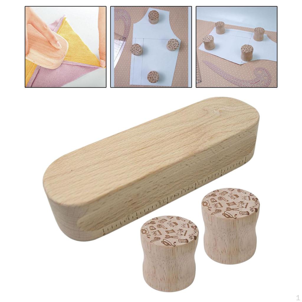 Буковое дерево Портные хлопушки Ткань Узор Ткань Вес Шитье Круглая Гладильная резка Весы