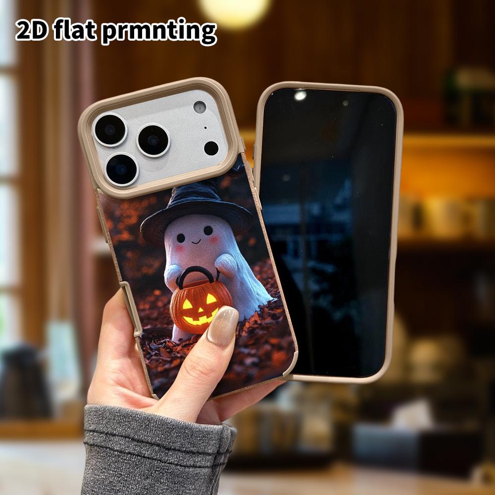 Phone Case: Lambskin 2D Flat Samsung Galaxy A34 A35 M05 M06 S20 S22 S21 FE Plus 5G Protective Case, Moonlit Night Pattern, Christmas and Halloween Gif