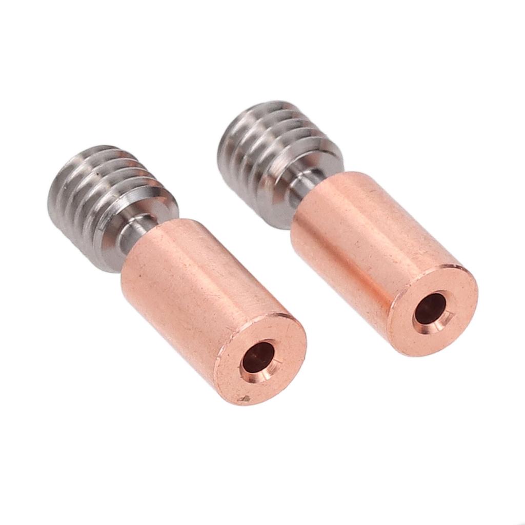2Pcs Bi Metal Heat Break Ti Alloy Copper Bimetallic Heatbreak for K1 K1 Maximum Ender3 V3 KE 3 S1