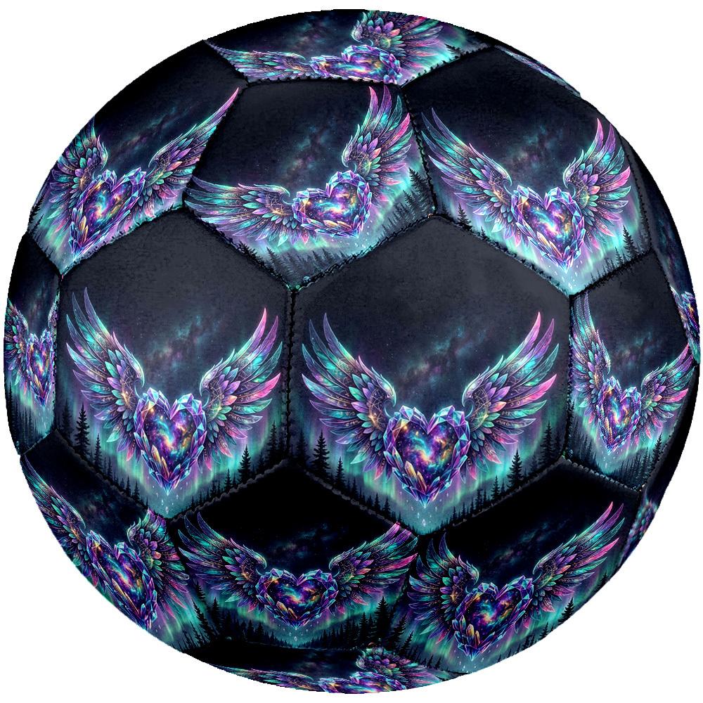 1pc Heart Wings Size 5 Soccer Ball Professional Lightweight Durable Match Training Football Indoor &Outdoor Sports BallTraining Ball y16